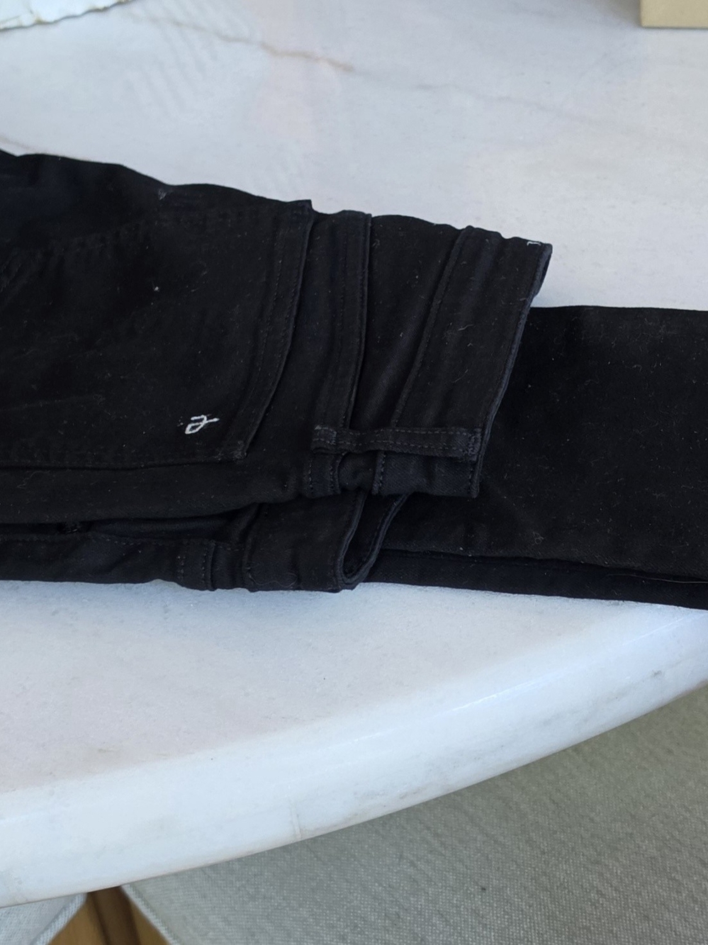 Ladies Rag &Bone Black Jeans - Classic Straight Fit.
